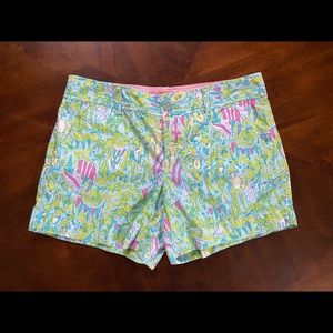 Lilly Pulitzer Parade Print Shorts